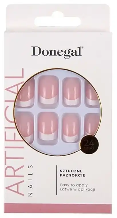 False Nail Set, 24 pcs. - Nails