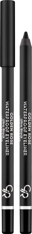 Golden Rose Waterproof Eyeliner Longwear & Soft Ultra Black - Makeup