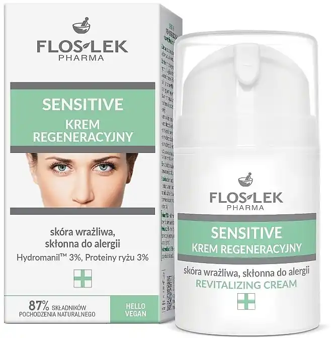 Regenerating Cream for Sensitive, Allergic Skin - Skin Care Products
