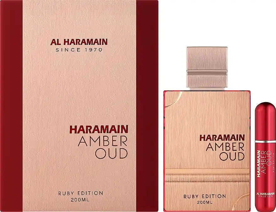 Al Haramain Amber Oud Ruby Edition Set - Perfume
