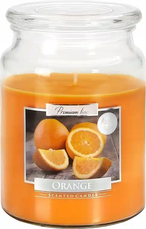 Premium Scented Candle in Jar 'Orange' - Bath and Body