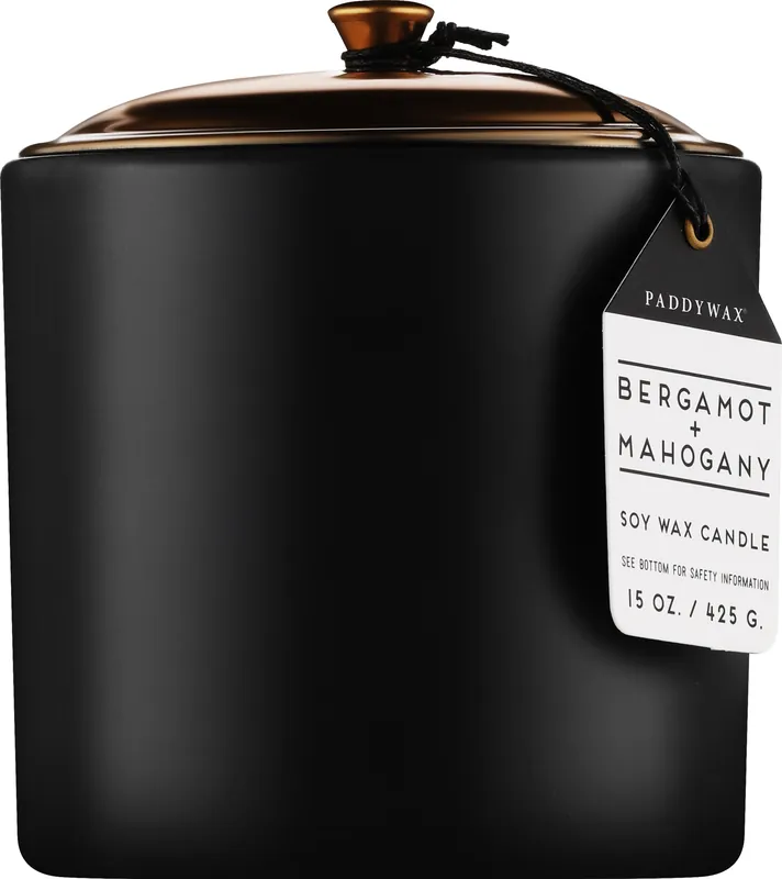 Scented Candle 'Bergamot & Mahogany', 3 wicks - Bath and Body