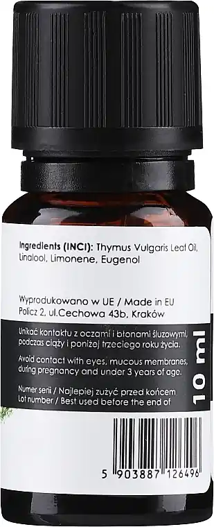 Thyme Essential Oil - Skin Care Products