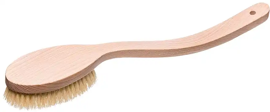 Massage & Wash Brush with Curved Handle - Accessories