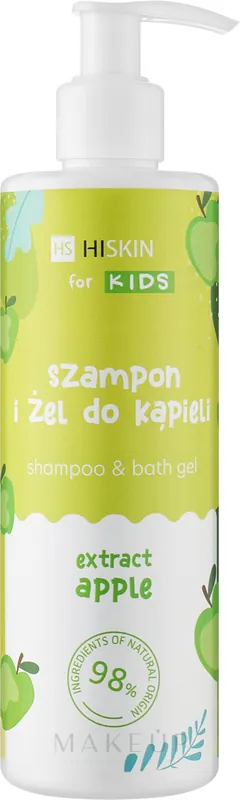 Kids Shampoo & Shower Gel 2in1 "Apple & Moringa" - Bath and Body