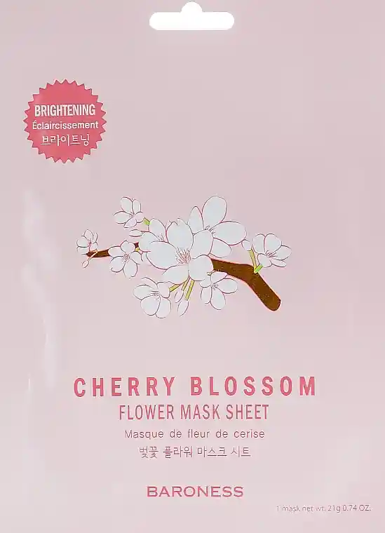 Cherry Blossom Flower Flower Mask Sheet - Skin Care Products