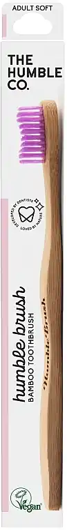 Kids Bamboo Toothbrush, ultra-soft, pink
