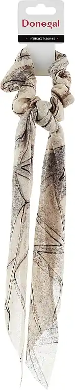 Hair Elastic, FA-5732, gray-beige