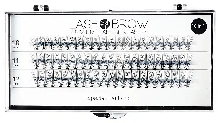 Lash Brown Premium Flare Silk Lashes Spectacular Long - Makeup