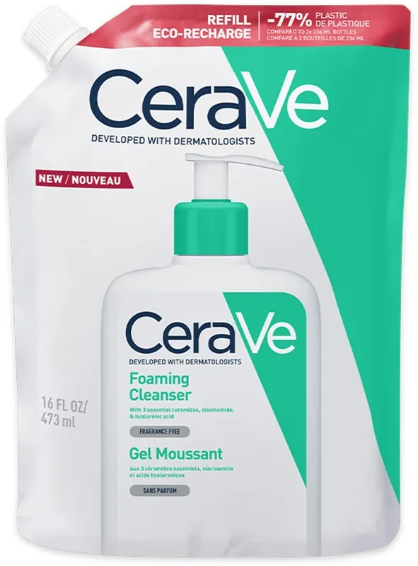 Intensive cleansing gel for normal and oily facial and body skin (refill) - Skin Care Products