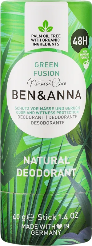 Green Fusion Soda Deodorant (cardboard) - Bath and Body