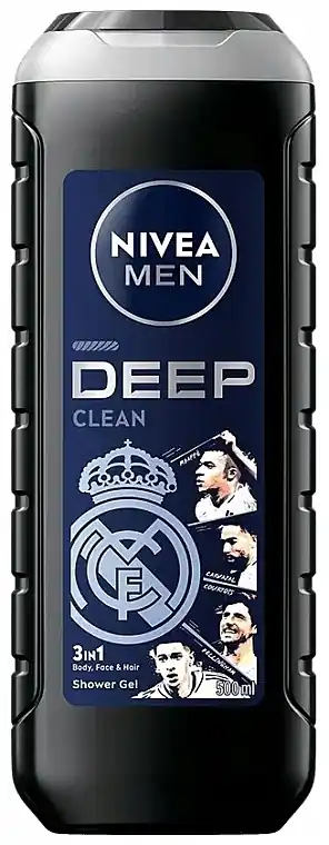 3-in-1 Shower Gel for Body, Face, and Hair 'Real Madrid'
