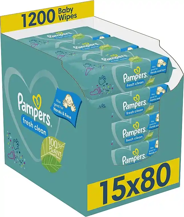 Kids Wet Wipes, 15x80 pcs. - Accessories