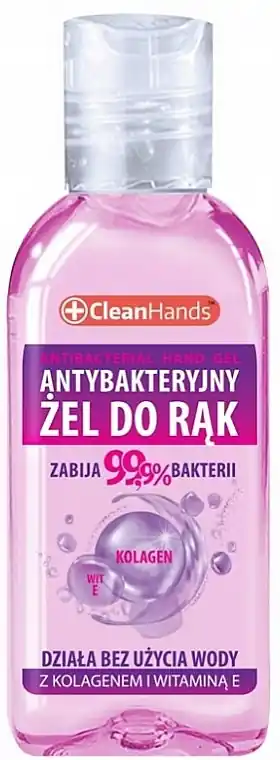 Antibacterial Hand Gel with Collagen & Vitamin E - Bath and Body