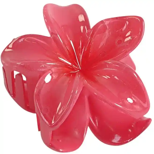 Hair Clip 'Red Hawaiian Flower', 5.5 cm - Accessories