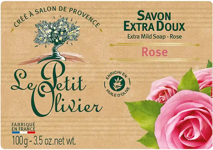 Extra Mild Soap with Rose Extract - Bath and Body