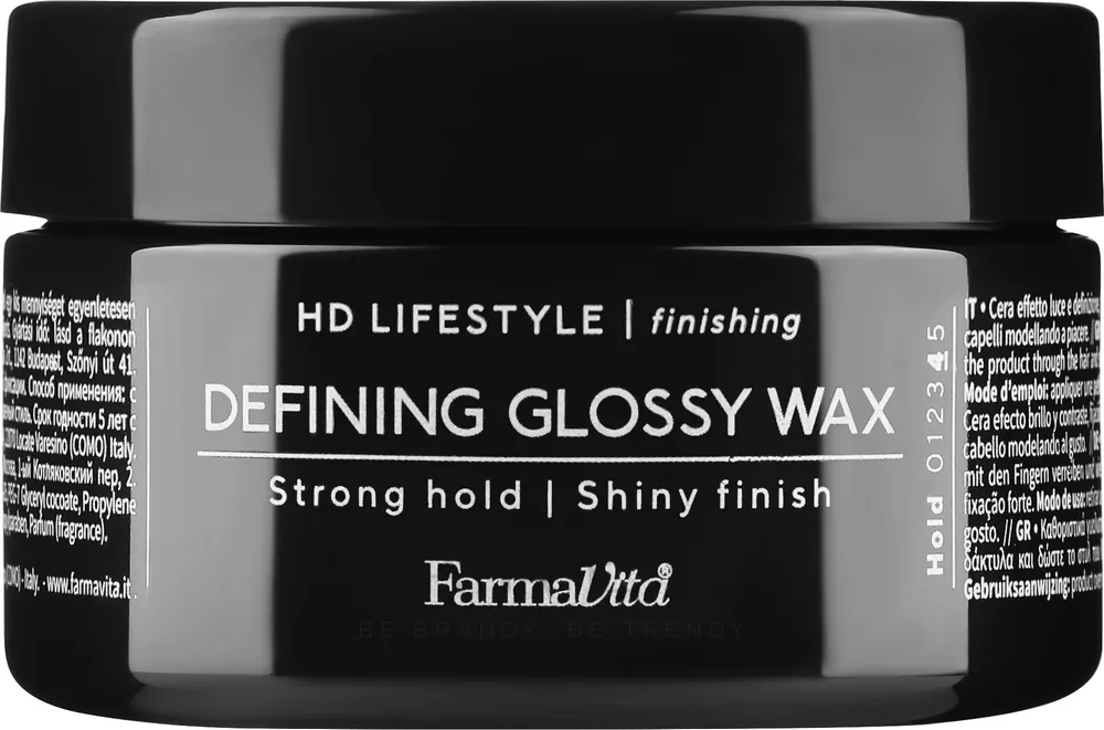 Strong Hold Glossy Wax - Hair