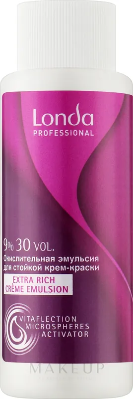 Oxidizing Emulsion for Permanent Cream Color 9% - Hair