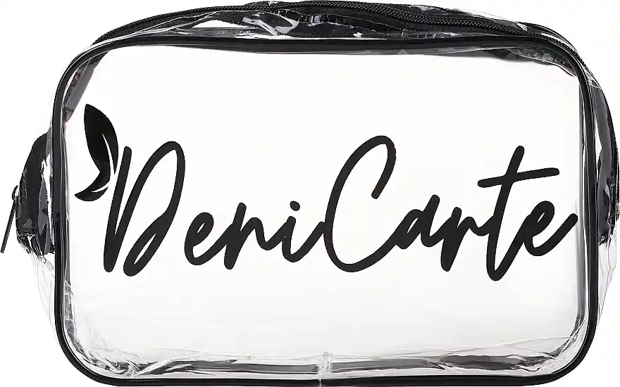 Makeup Bag, 4480, transparent, black - Accessories