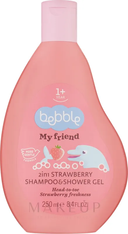 Kids Shampoo & Shower Gel with Strawberry Scent - Bath and Body