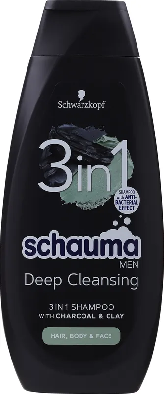Charcoal & Volcanic Clay Shampoo for Men - Hair