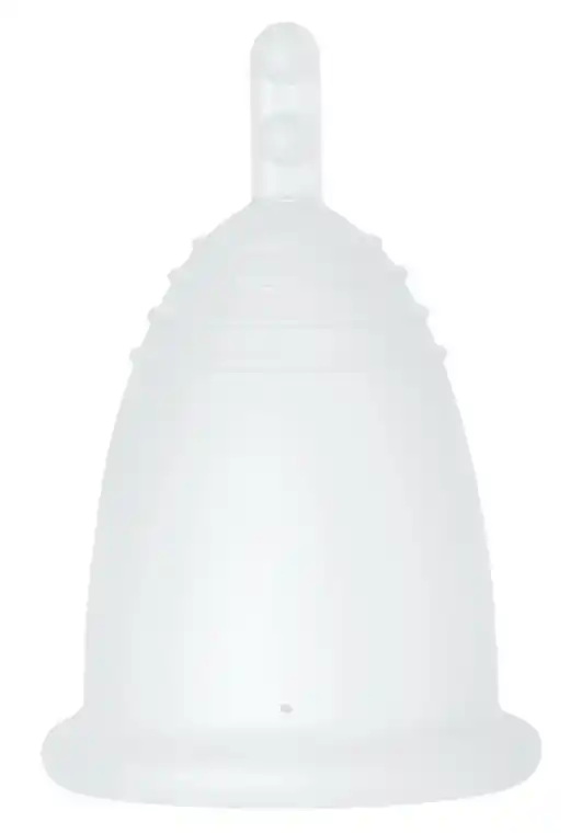 Menstrual Cup with Stem, L size, transparent - Accessories