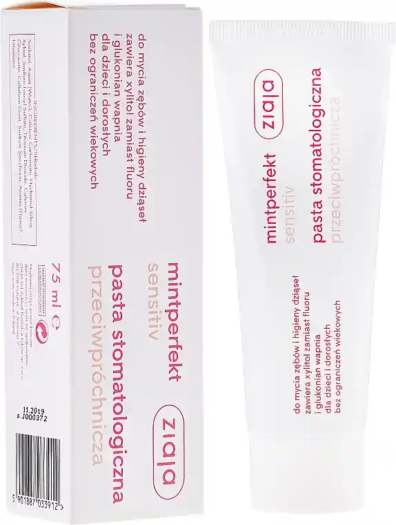Anti-Caries Toothpaste for Sensitive Teeth