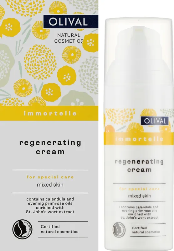 Regenerating Face Cream 'Immortelle' - Skin Care Products