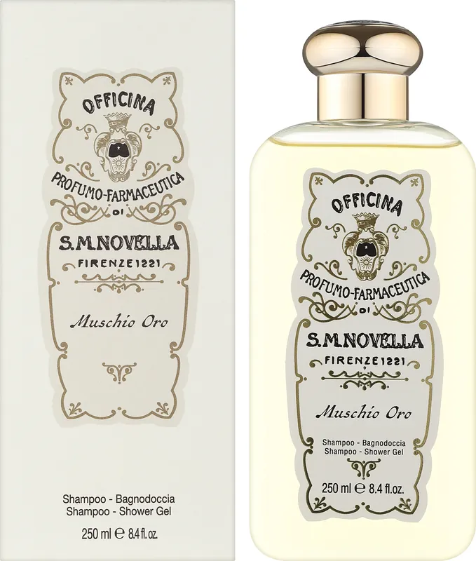 Santa Maria Novella Muschio Gold Shampoo Shower Gel - Bath and Body