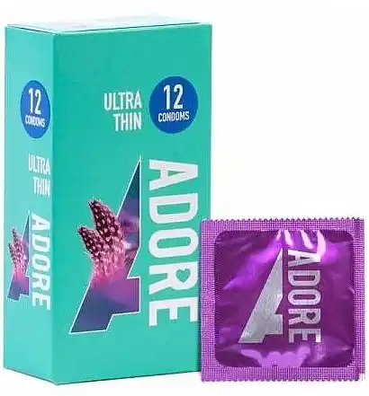 Ultrathin Latex Condoms, 12 pcs. - Health & Care