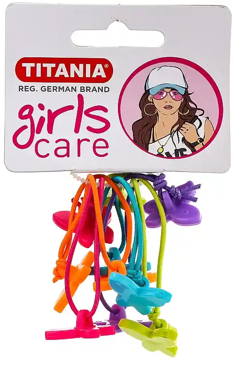Butterfly Hair Ties, 5 pcs - Accessories
