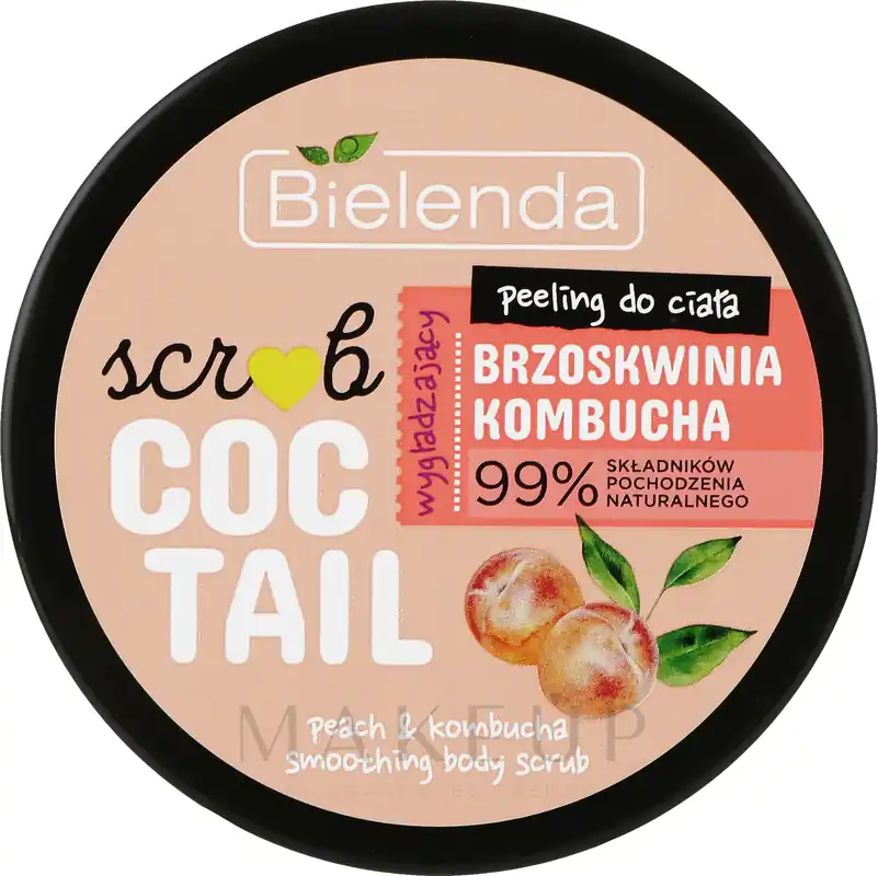 Smoothing Sugar Body Scrub 'Peach and Tea Mushroom' - Bath and Body