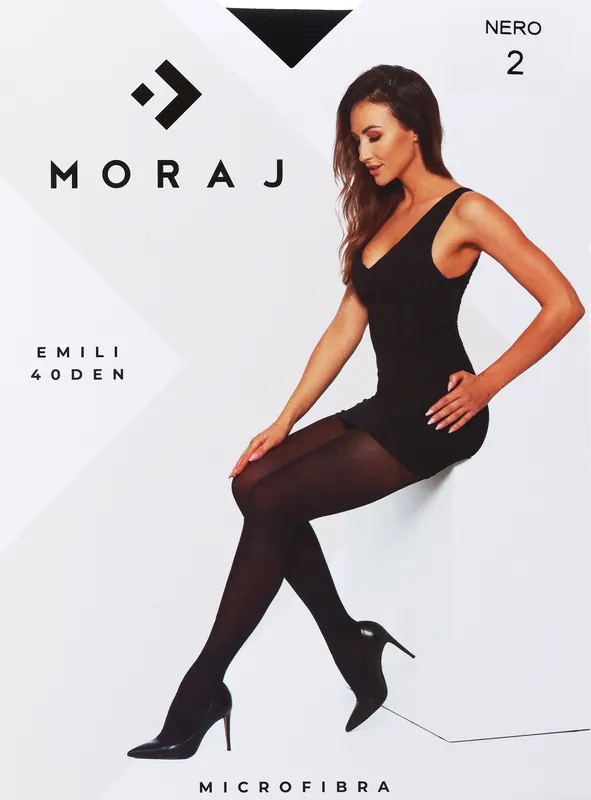 Microfiber Tights 'Emili', 40 Den, nero - Clothes