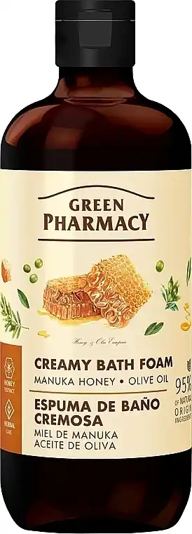 Manuka Honey & Olive Oil Creamy Bath Foam - Bath and Body
