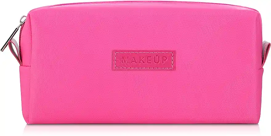 Pink Makeup Bag 'Girl's Travel' (unfilled, 18 x 11 x 6 cm) - Accessories