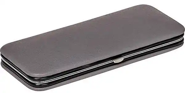 Manicure Set 'Siena', clip fastener, grey, 5 pcs - Accessories