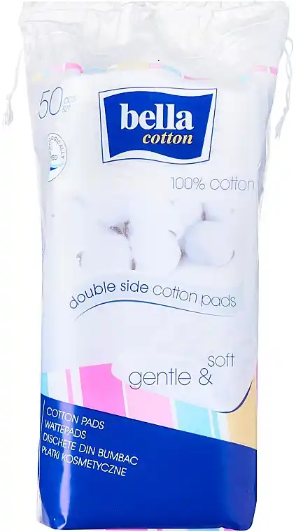 Cotton Pads, Square, 50pcs - Accessories