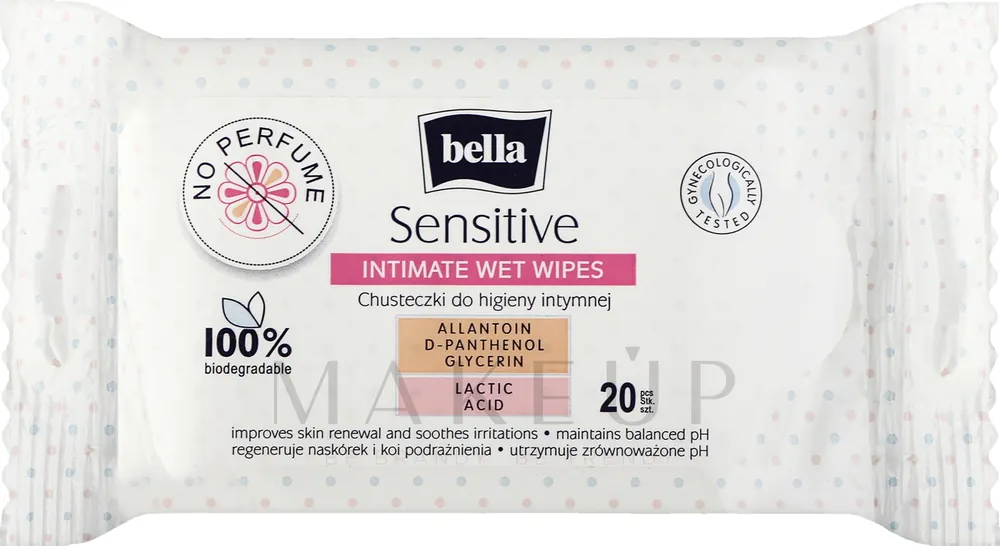 Intimate Hygiene Wet Wipes, 20 pcs - Accessories