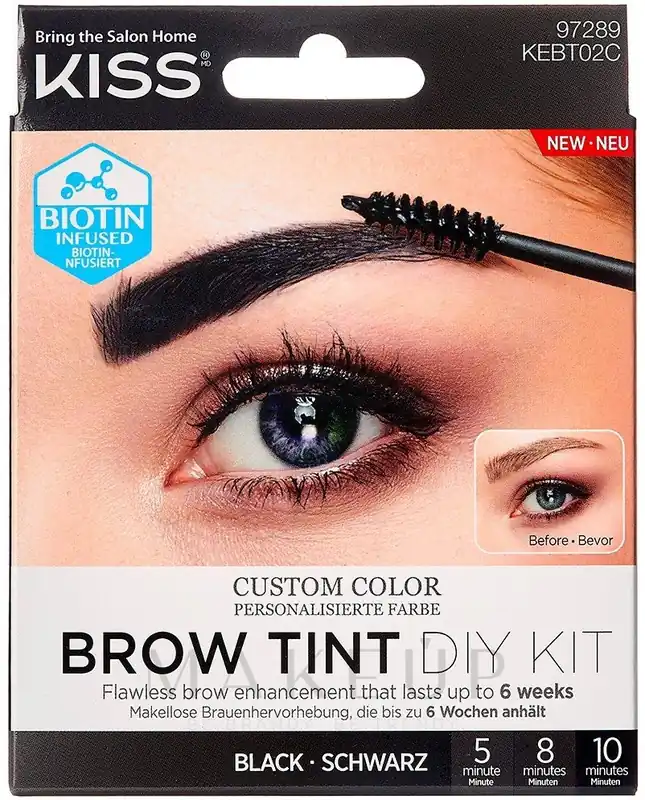 Kiss Brow Tint DIY Kit - Makeup