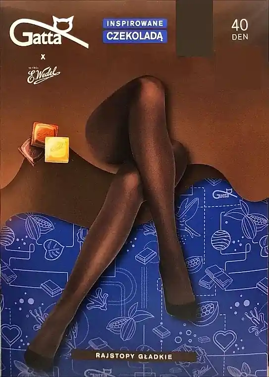 Microfibre Scented Tights, 40 Den, dark choco - Clothes