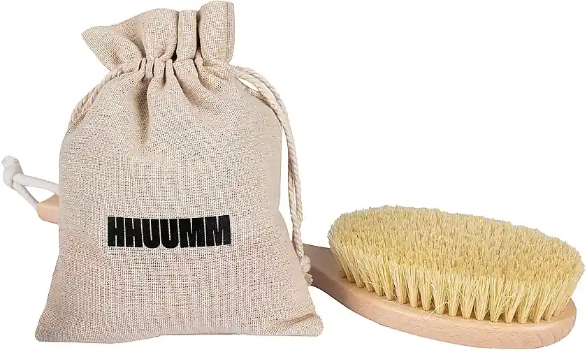 Elongated Massage Body Brush with Tampico Fiber, - Accessories