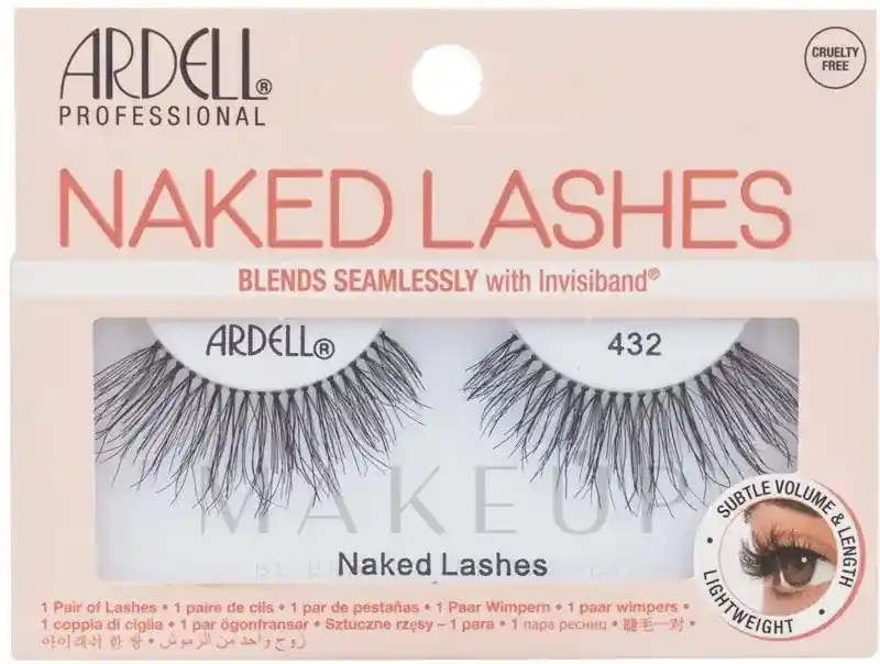 Ardell Magnetic Naked Lashes 432 False Eyelashe Black - Makeup
