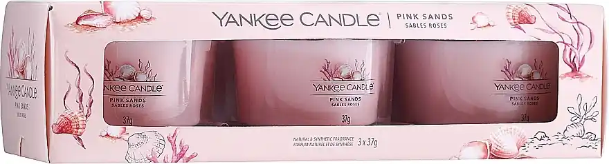 Scented Candle Set "Pink Sand" - Bath and Body