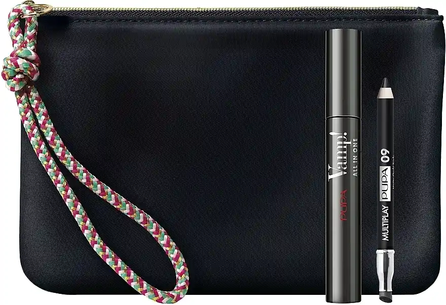 Pupa Vamp! All In One & Mini Multiplay (mascara/9ml + pencil/0,8g + bag) - Makeup
