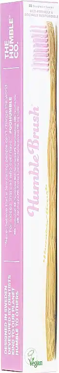 Bamboo Toothbrush, pink - Bath and Body