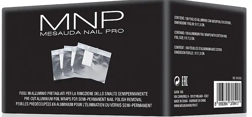 Nail Polish Remover Sheets, 100pcs - Nails