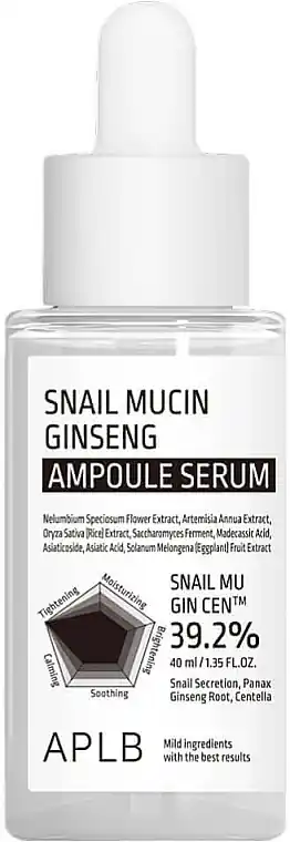 Serum with Snail Mucin and Ginseng - Skin Care Products