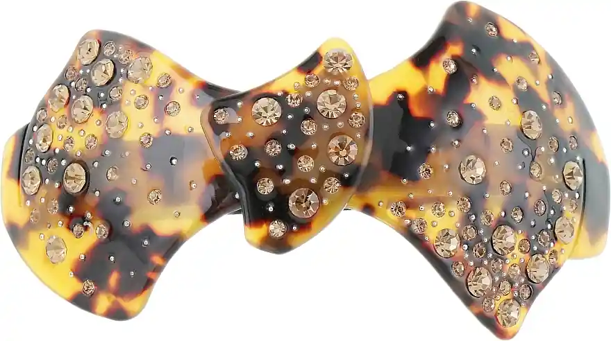 Bow Hair Clip, 1117, leopard - Accessories