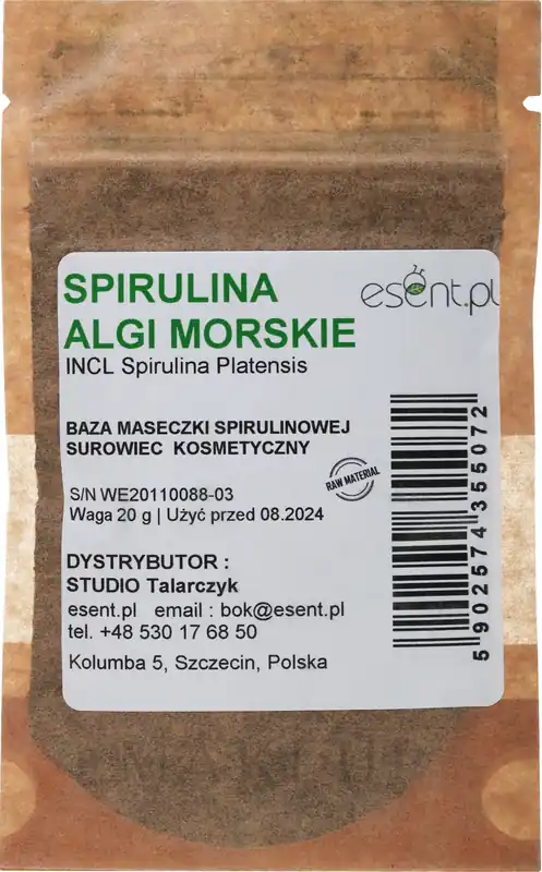 Mask Base "Spirulina" - Skin Care Products