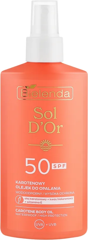 Carotene Sunscreen Oil - Bath and Body